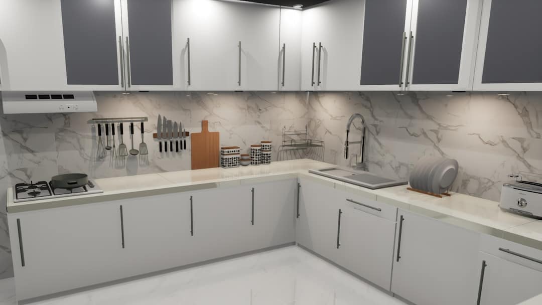 Casa alto padrão com piscina no Urbanova — Cozinha