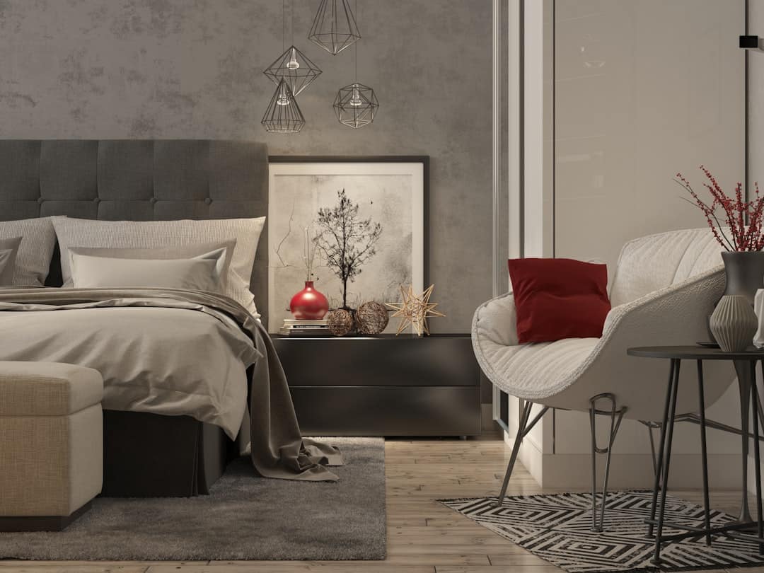 Apartamento com lareira na Vila Inglesa — Dormitório